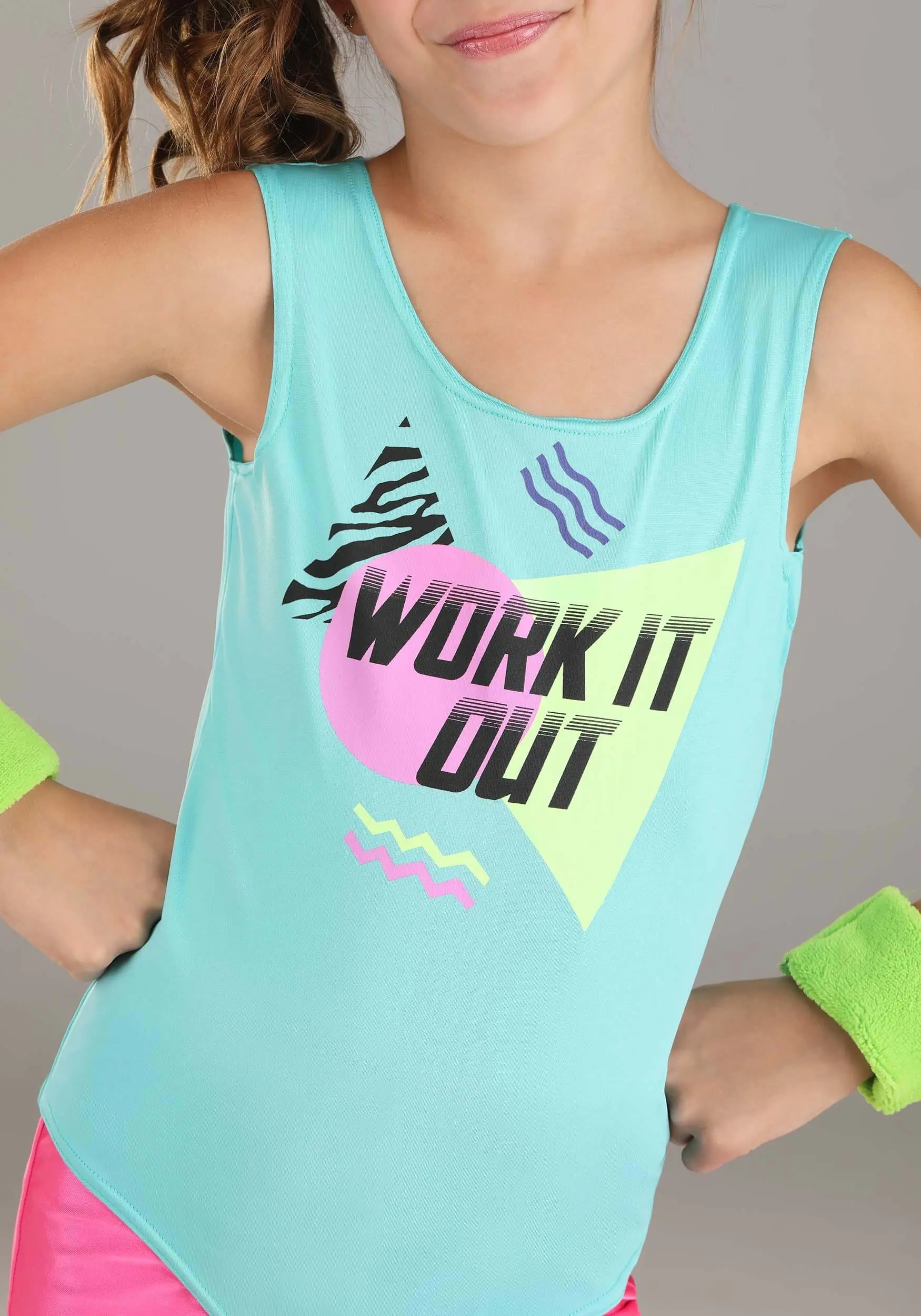 Fun Costumes Totally 80s Workout Costume For Girls 5 Fun Costumes Totally 80s Workout Costume For Girls - Image 3