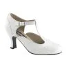 Pleasers USA, Inc. White Flapper Shoes For Women 1 Pleasers USA, Inc. White Flapper Shoes For Women -Fun Costumes Store white flapper shoes