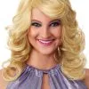 Partytime Costume & Lingerie (Yiwu) Factory Women's 1970s Feathered Blonde Wig -Fun Costumes Store womens 1970s feathered wig