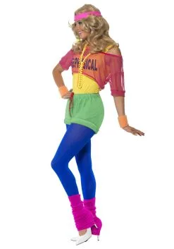 Smiffys Women's 80s Let's Get Physical Costume 7 Smiffys Women's 80s Let's Get Physical Costume -Fun Costumes Store womens 80s lets get physical costume alt2