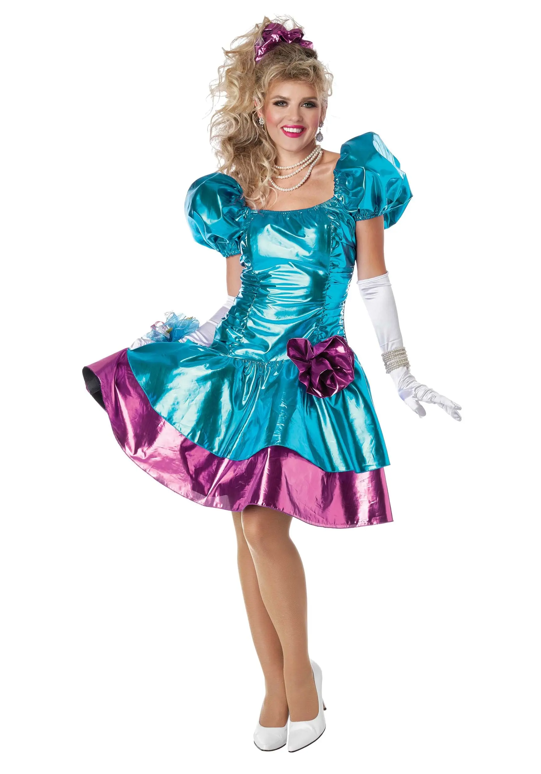 California Costume Collection Women's 80s Prom Costume Dress 3 California Costume Collection Women's 80s Prom Costume Dress