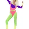 Smiffys Women's 80s Workout Costume 2 Smiffys Women's 80s Workout Costume -Fun Costumes Store womens 80s workout costume