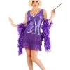 Fun Costumes Womens Amethyst Purple Flapper Costume 2 Fun Costumes Womens Amethyst Purple Flapper Costume -Fun Costumes Store womens amethyst flapper costume