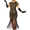Forum Novelties, Inc Women's Art Deco Flapper Dress Costume -Fun Costumes Store womens art deco flapper dress costume