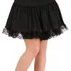 Fun Costumes Black Lace Petticoat W/ Tulle -Fun Costumes Store womens black lace petticoat
