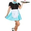 Fun Costumes Car Hop Waitress Costume For Women -Fun Costumes Store womens car hop waitress costume