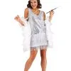 Fun Costumes Women's Crystal Flapper Costume -Fun Costumes Store womens crystal flapper costume
