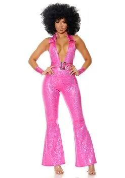 Forplay Women's Foxy Disco Lady Costume -Fun Costumes Store womens foxy lady costume alt 3