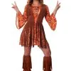 Fun Costumes Women's Fringe Hippie Costume -Fun Costumes Store womens fringe hippie costume