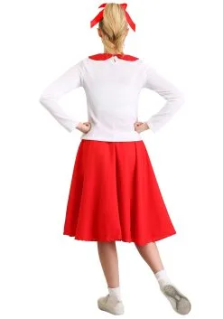 Hing Ting Women's Grease Rydell High Cheerleader Costume -Fun Costumes Store womens grease rydell high cheerleader costume alt 3
