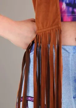 Fun Costumes Hippie Costume Women's Vest -Fun Costumes Store womens hippie costume vest alt 3