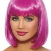 Dreamgirl Magenta Bob Wig -Fun Costumes Store womens magenta bob wig