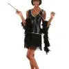 Fun Costumes Womens Onyx Flapper Costume 2 Fun Costumes Womens Onyx Flapper Costume -Fun Costumes Store womens onyx flapper costume