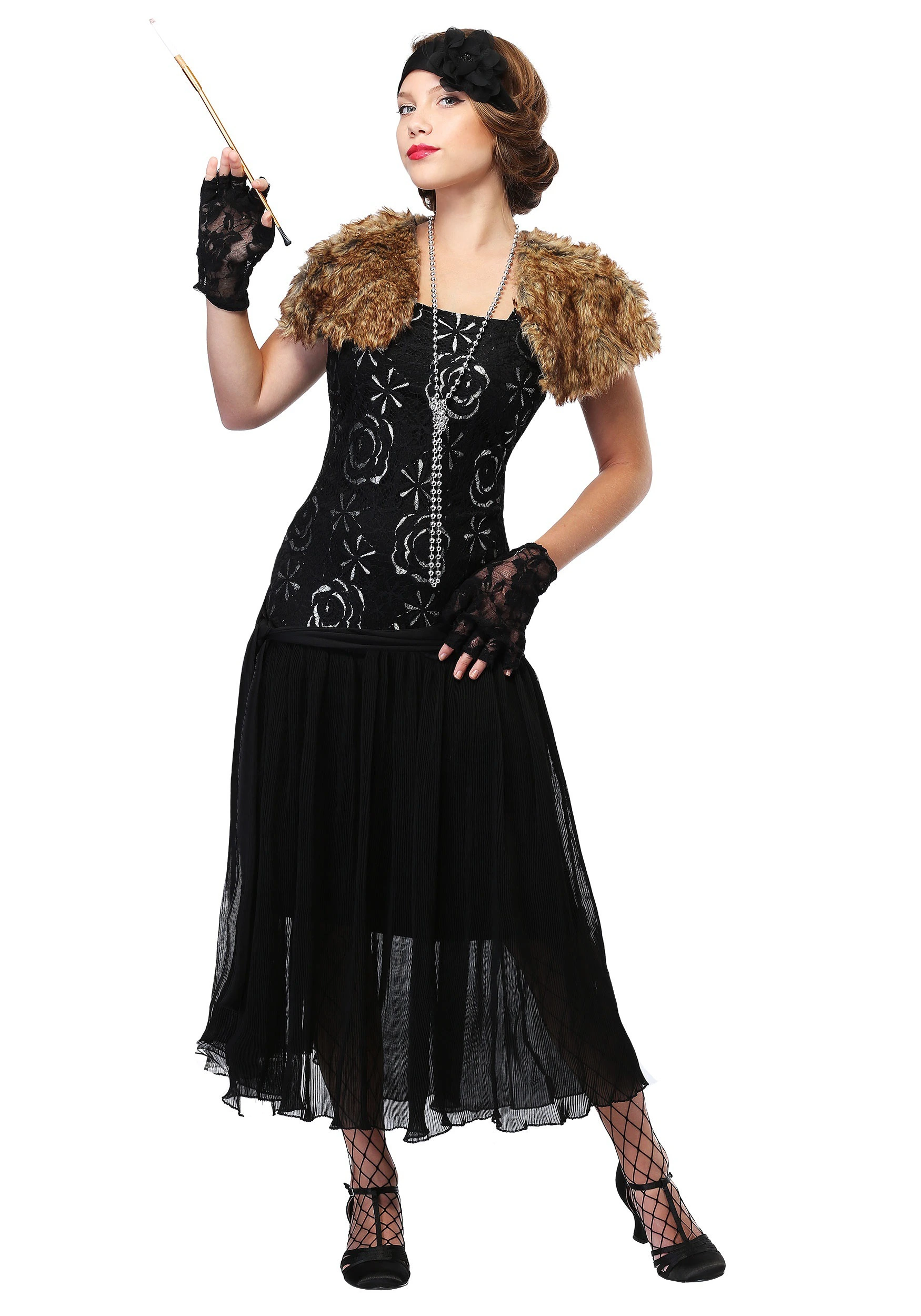 Fun Costumes Plus Size Charleston Flapper Costume 3 Fun Costumes Plus Size Charleston Flapper Costume