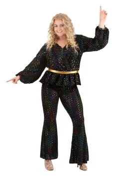 Armada Women's Disco Queen Plus Size Costume