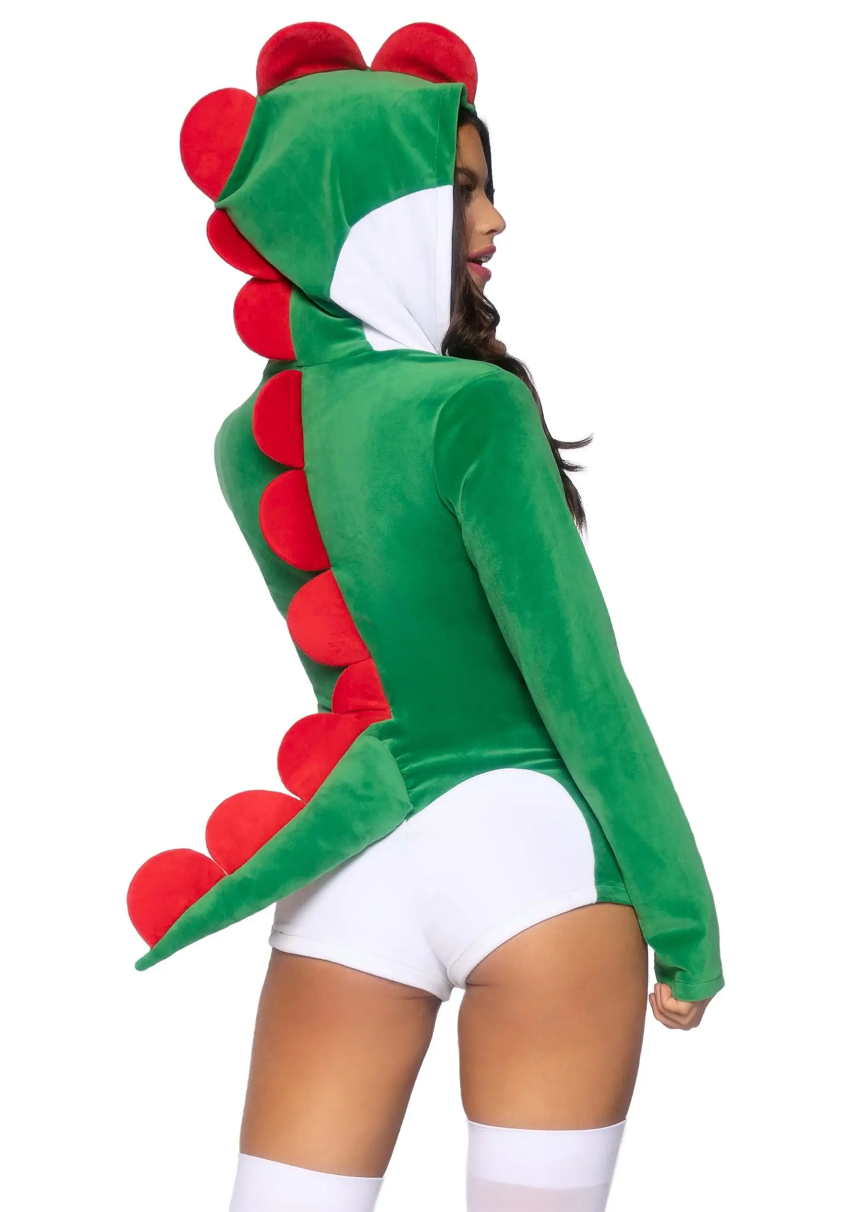 LEG AVENUE Sexy Gamer Dino Costume For Women 4 LEG AVENUE Sexy Gamer Dino Costume For Women - Image 2