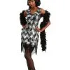 Fun Costumes Shimmer Flapper Costume For Women -Fun Costumes Store womens shimmer flapper costume