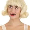 Seasons (HK) Ltd. Short Blonde 50s Wig For Women -Fun Costumes Store womens short blonde 50s wig