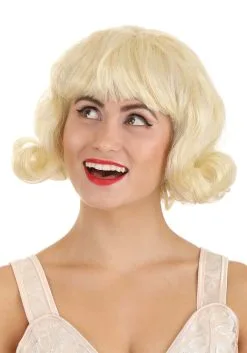 Seasons (HK) Ltd. Short Blonde 50s Wig For Women