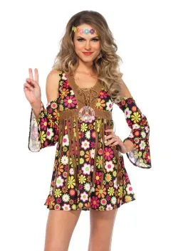 LEG AVENUE Women's Starflower Hippie Costume