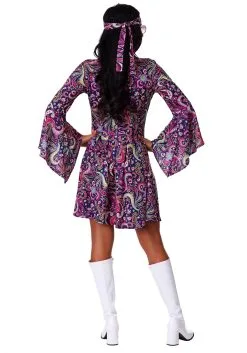 Fun Costumes Women's Woodstock Hippie Costume -Fun Costumes Store womens woodstock hippie costume back