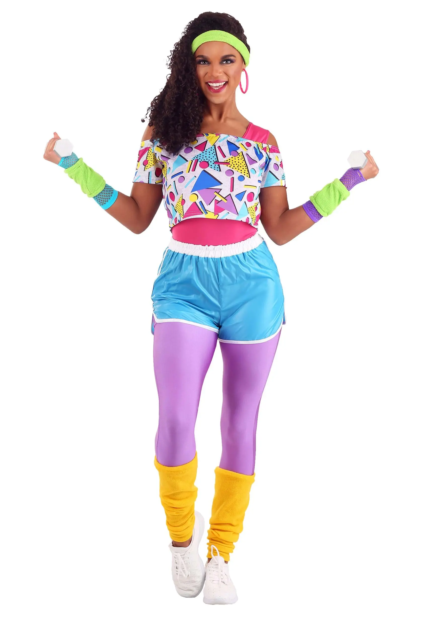 Fun Costumes Work It Out 80s Women's Costume 3 Fun Costumes Work It Out 80s Women's Costume