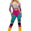 Fun Costumes Women's Work It Out 80's Costume -Fun Costumes Store womens work it out 80s costume
