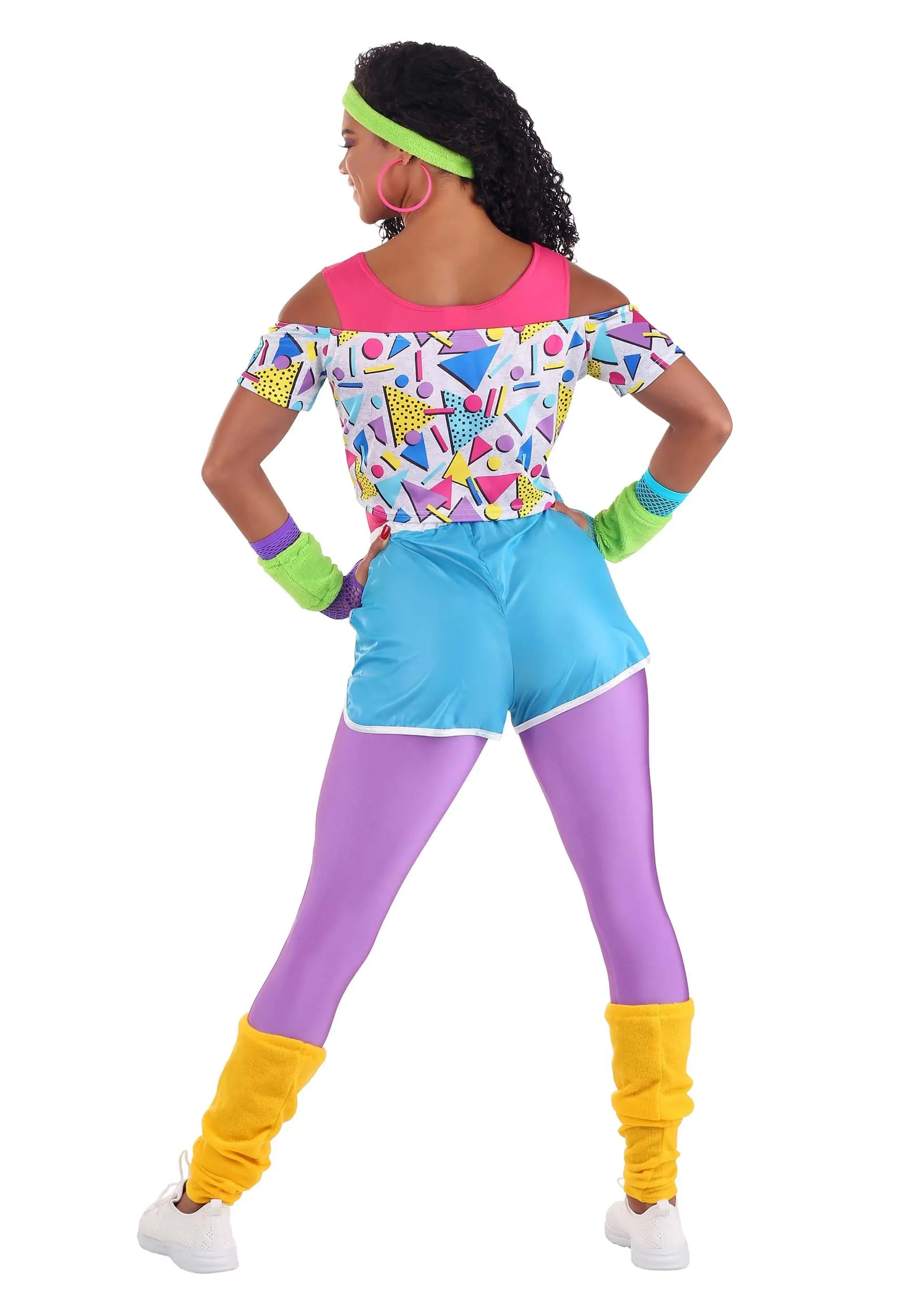 Fun Costumes Work It Out 80s Women's Costume 4 Fun Costumes Work It Out 80s Women's Costume - Image 2