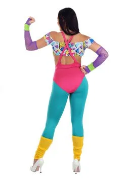 Fun Costumes Women's Work It Out 80's Costume -Fun Costumes Store womens work it out 80s costume alt 5