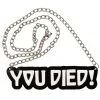 Elope Necklace You Died! Necklace -Fun Costumes Store you died necklace